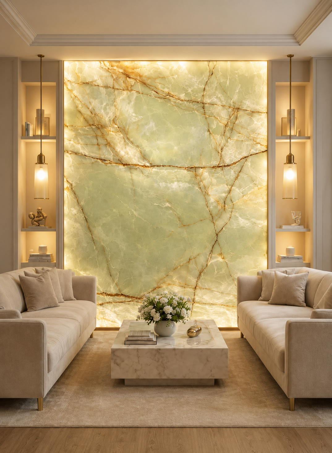 Onyx decorative panel application